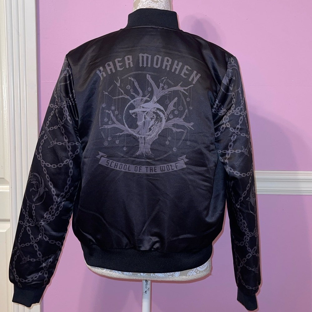 Blackmilk witcher geralt school bomber jacket cottage renaissance goth gothic